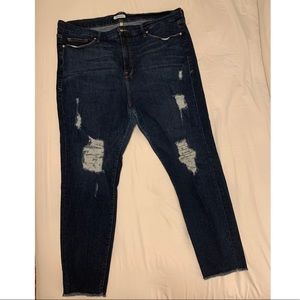 Good American Ripped Skinny Jeans